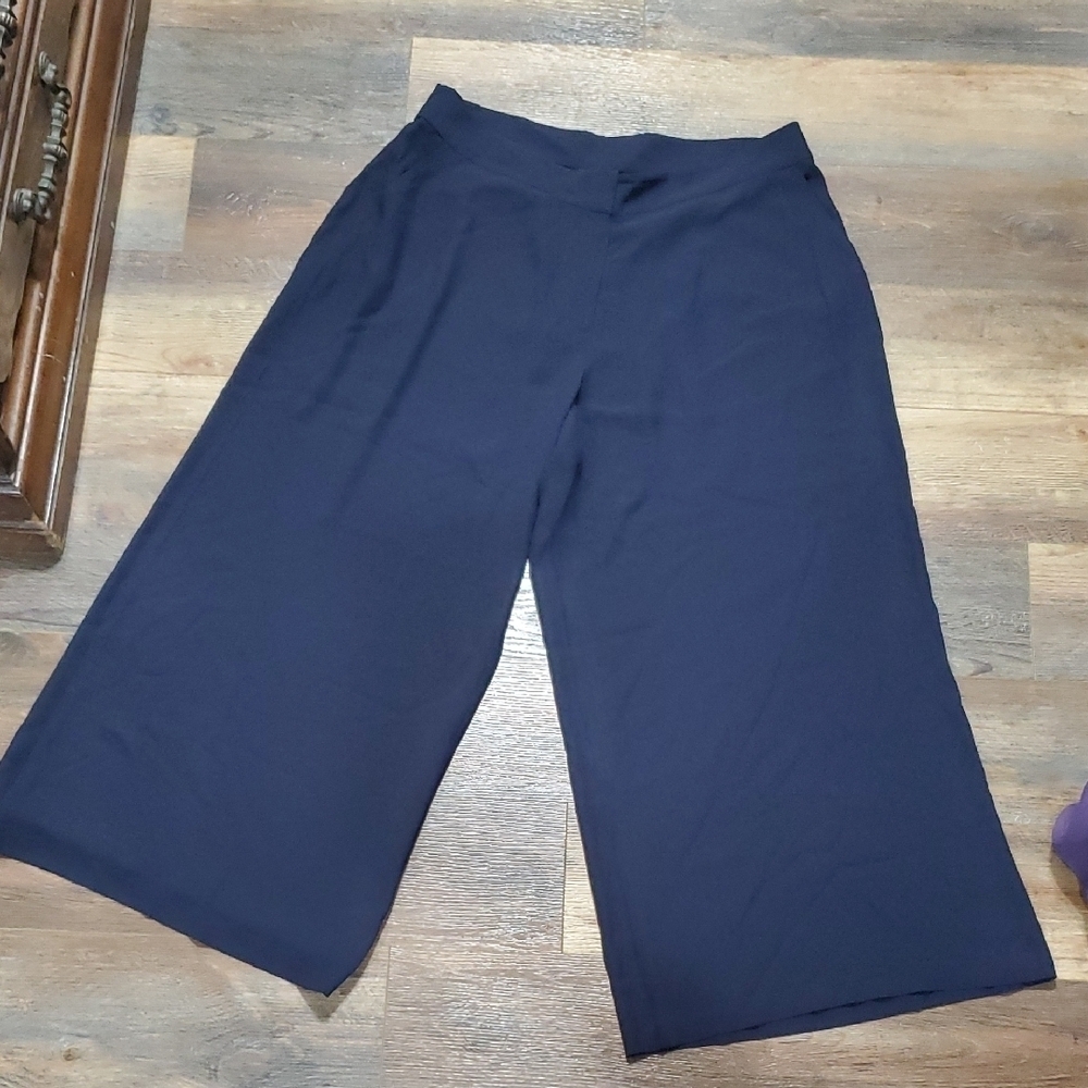 Eileen Fisher Black Wide Leg Pants